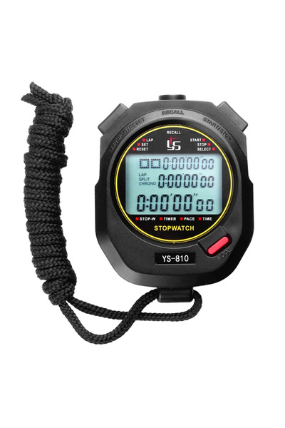 choice2 Choice Black YS810 Professional Handheld Digital Stopwatch Timer Outd...
