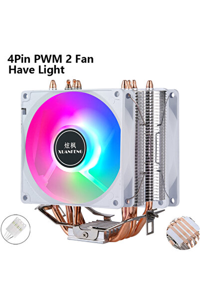 Choice9 مروحة تبريد وحدة المعالجة المركزية XUANFENG ذات اللون الثابت، بأربعة ...
