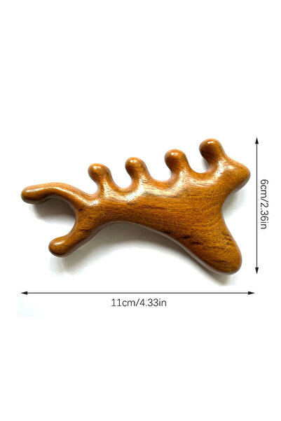 Choice16 R Wooden Massage Comb Head Meridian Scalp Combs Face Eye Shoulder Ne...