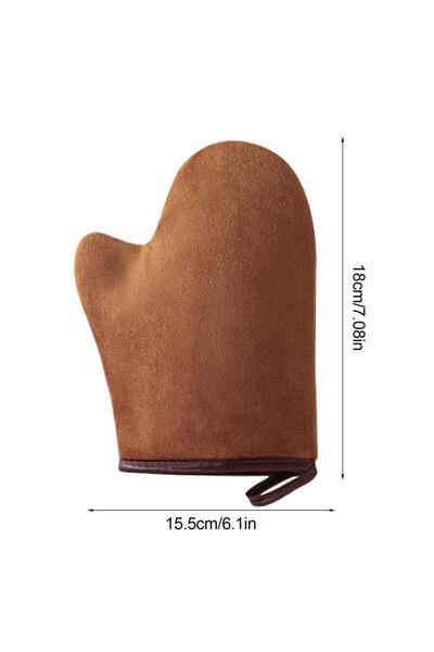 Choice1 قفاز تسمير ذاتي بني اللون، قابل لإعادة الاستخدام قابل للغسل في الغسال...