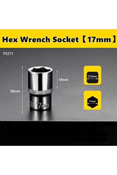 Choice6 17mm 8-32mm 1/2" Square Drive Socket Bit Removal Tools for Wrench Soc...
