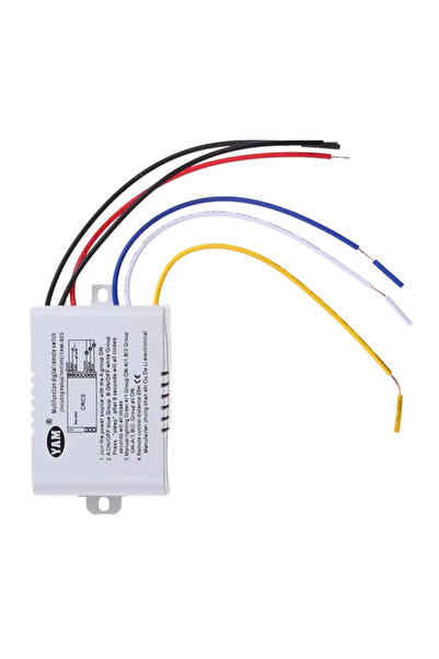 Choice1 مفتاح إضاءة لاسلكي ثلاثي الاتجاهات يعمل بالتحكم عن بعد، مزود بخاصية ا...