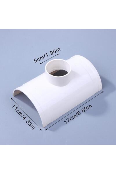 Choice3 وصلة إصلاح أنبوب تصريف مفتوح من مادة PVC، قطعة واحدة، A5، للاستخدام ا...