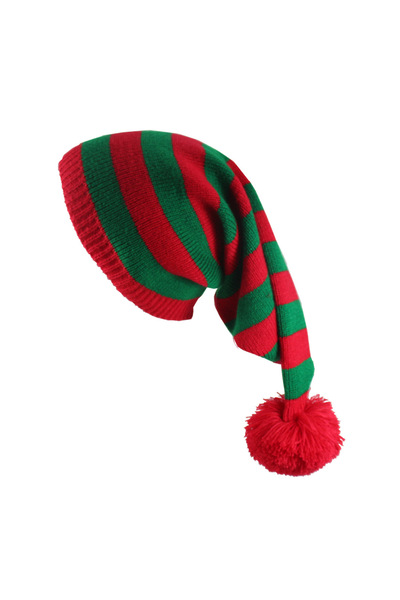 Choice5 Red-Green Christmas Knitted Wool Hat Winter Thickened Warm Hat Hairba...