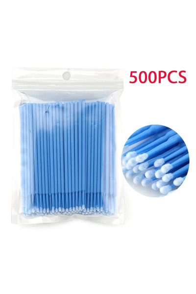 Choice11 500PCS Blue 1000/500PCS Eyelash Cleaning Brush Highly Colorful Beaut...