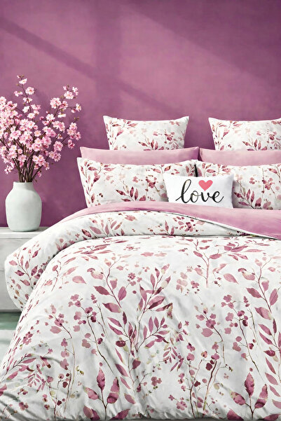 İQON Elastic Sheet Duvet Cover Set Double Size Slbyglkrs3645