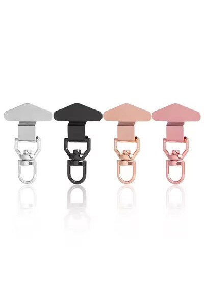 Choice11 حبل هاتف صغير من الفولاذ المقاوم للصدأ المختلط B-Metal، مشبك معدني، ...