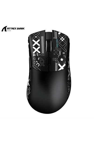 Choice3 ماوس الألعاب اللاسلكي Attack Shark X11 X6 X3 R1 أسود اللون، بدقة 1800...