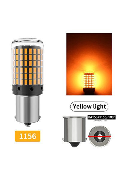 Choice7 1156 P21W أصفر قطعتان كانبوس 1156 BA15S PY21W P21/5W 1157 BAY15D T20 ...