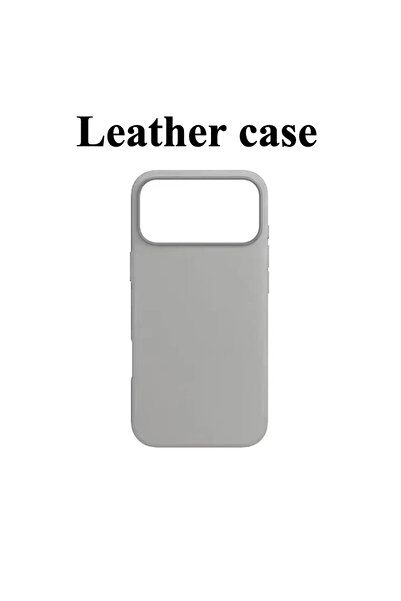 Choice12 جراب جلد رمادي فاتح لهاتف iPhone 17 Pro مزود بخاصية MagSafe، متوافق ...