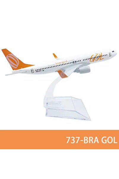 Choice37 طائرة 737-BRA GOL 16CM مصنوعة من سبيكة مصبوبة، من سلسلة ألعاب الطائر...