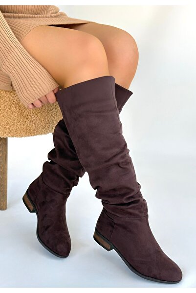 STUMBANNG Winda Brown Suede Bellows Boots