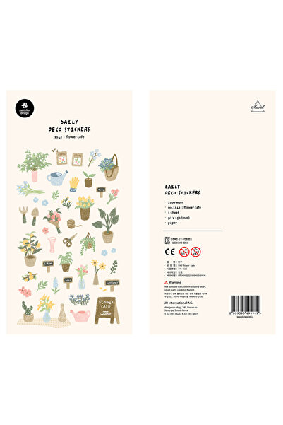 Choice4 flower cafe Korean Import Suatelier Brand Fresh Flower Food Cartoon S...