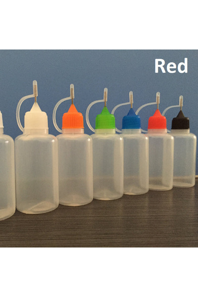 Choice3 2003822-RED Chzimade 5Pcs 30ml Refillable Plastic Ceramic Pottery Too...