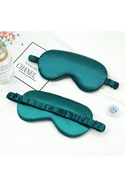 Choice3 Green Imitated Silk Eye Patch Shading Sleep Eye Mask Eyepatch Travel ...
