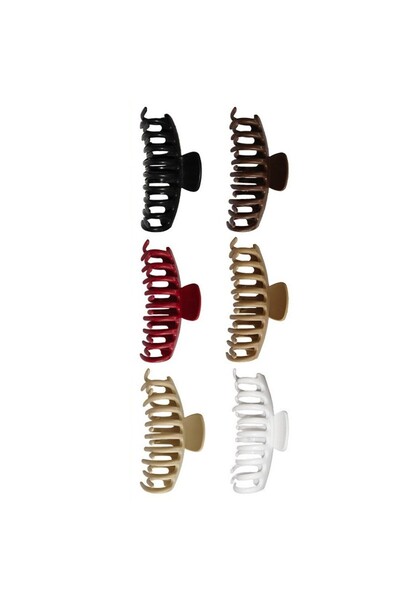 Flippy Σετ 6 Cleme de Par, Flippy, din Silicon Moale, Rezistent, 10,9 x 4,5 x...