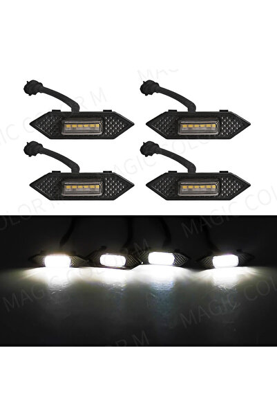 Choice White 4PCS LED Grille Lights For Toyota RAV4 2019 2020 2021 2022 Front...