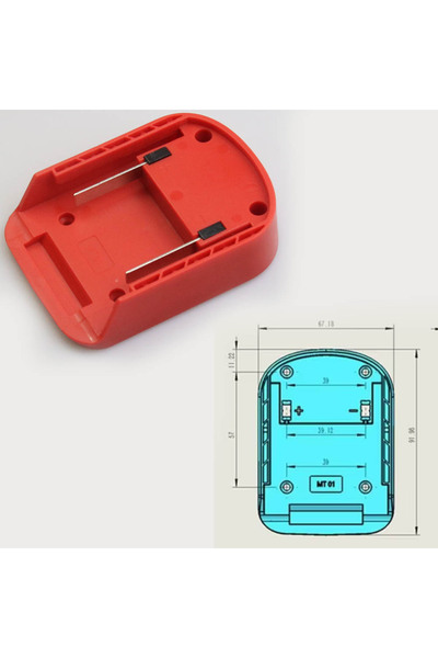 Choice5 أحمر اللون، قطعة واحدة، محول قاعدة شحن، غطاء رأس شحن، مناسب لأجهزة ما...
