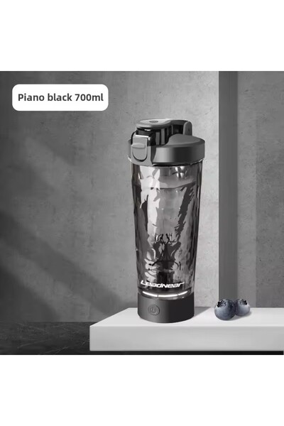 Choice3 كوب خلط جديد ذاتي التحريك، سعة 400-650 مل، أسود اللون، سعة 650 مل، لت...