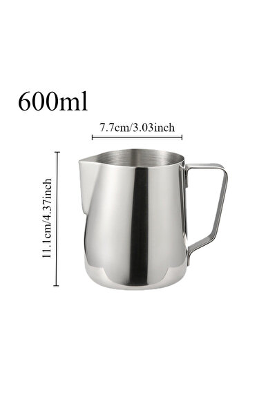 choice2 600ml 1PC 100/350/600ml Cafe Latte Flower Pulling Cups Milk Creamer A...