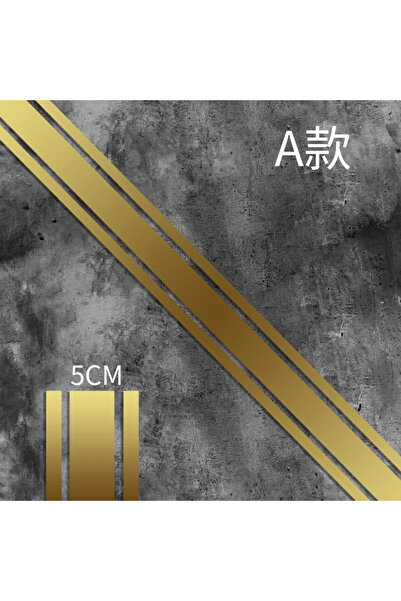 Choice9 ملصقات ذهبية مخططة للدراجات النارية، 50 × 5 سم، قطعة واحدة، بطول 50 س...