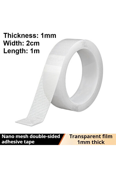 Choice1 شريط نانو مزدوج الجوانب فائق القوة، شفاف، قابل للإزالة، مقاوم للماء، ...
