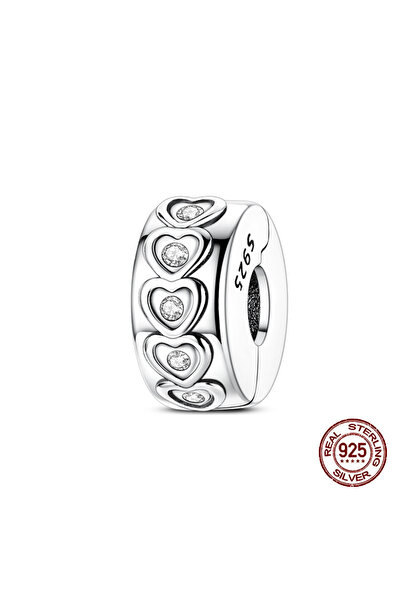 Choice64 KJC1740 925 Silver Colorful Zircon Stars Butterfly Safety Buckle Sep...