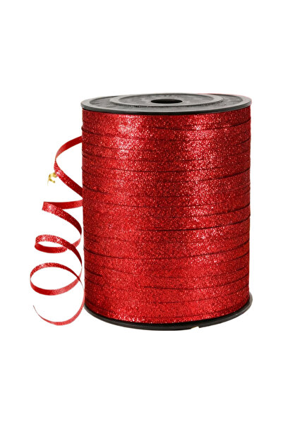 Choice3 شريط أحمر لامع بألوان قوس قزح بطول 250 ياردة، يُستخدم كحزام بالونات ل...