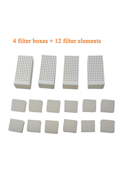 Choice1 4 filters-12 sponges Filter Cartridge Set for Water fountain, Cat and...