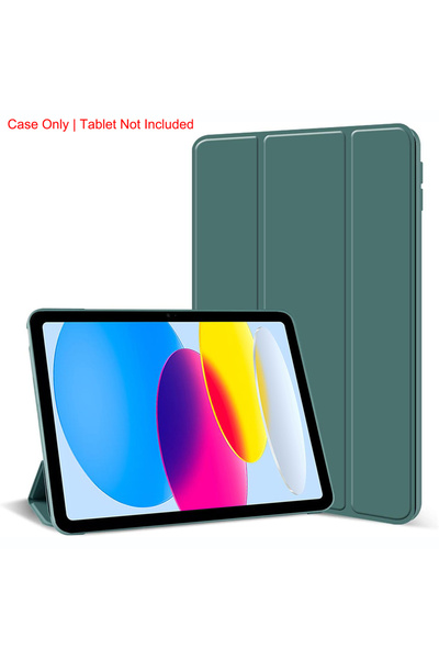 Choice14 جراب قلاب ثلاثي الطي باللون الأخضر الداكن من YT لجهاز iPad (A16) 202...