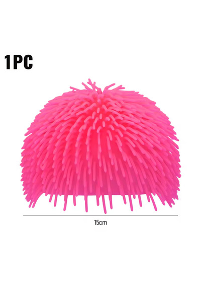 choice2 Pink Wacky Shaky Hat with Spiky TPR Hair, Fun Sensory Vibrant Colored...