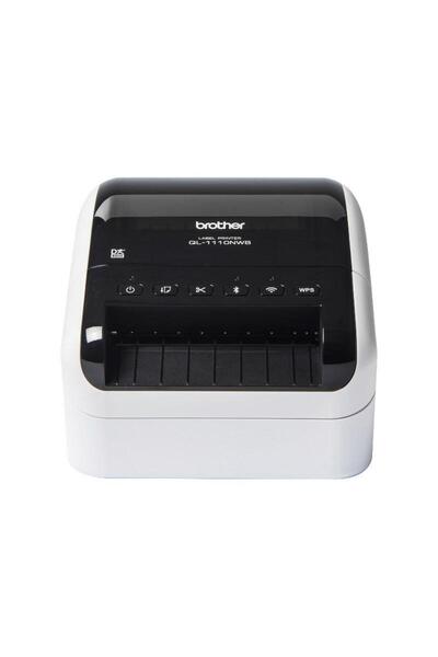 Brother QL-1110NWBC Label Printer, Monochrome, Thermal, Wi-Fi, Ethernet, Blue...