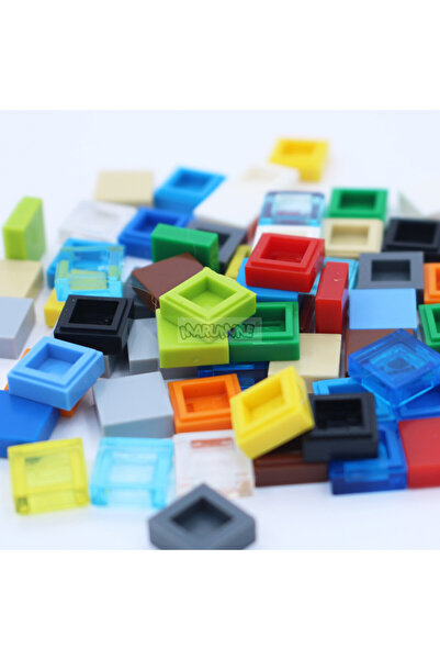 Choice4 قطع بناء مارومين مختلطة الألوان (3-8 ألوان) - 300 قطعة - بلاط 1x1 - ق...