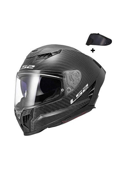 LS2 Dragon Karbon Mat Kapalı Kask