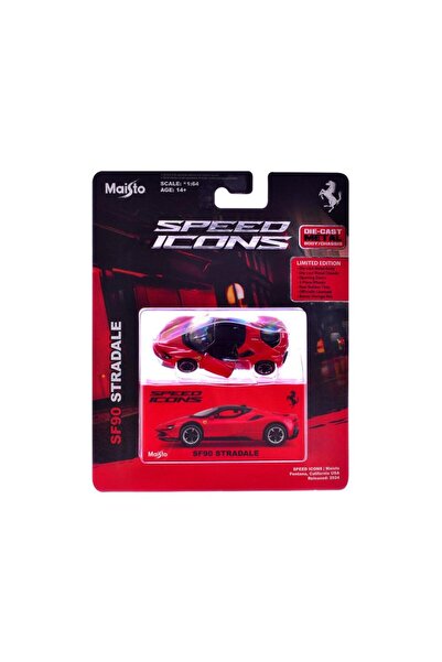SPEED Masinuta metalica Icons Sf90 Stradale, Scara 1 la 64