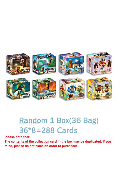 Choice1 Random 1 Box 8/288Pcs Collection Cards Italian Brainrot Tungtungtung ...