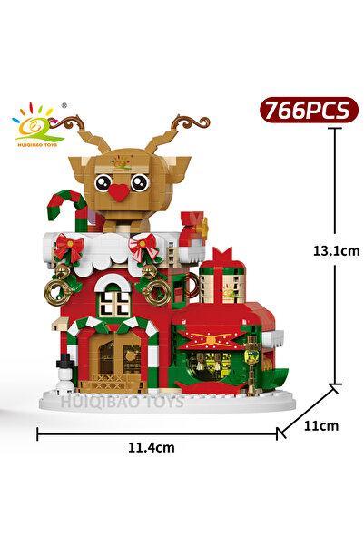 Choice1 رقم ٢٢، هويكيباو، مبنى عيد الميلاد على شكل غزال، سانتا كلوز، طوب، مدي...