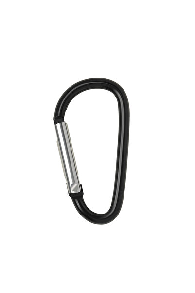 Choice5 5 قطع سوداء، 5/10/50/100 قطعة، سلسلة مفاتيح كارابين من الألومنيوم، مش...