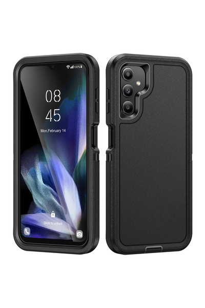 Choice35 For Samsung A15 Black Heavy Duty Armor Case for A14 A54 A13 A15 A04S...
