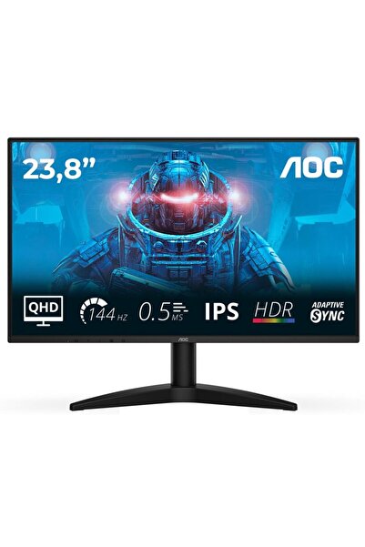 Aoc Monitor Gaming IPS LED 23.8" Q24B36X, QHD (2560 x 1440), HDMI, DisplayPor...
