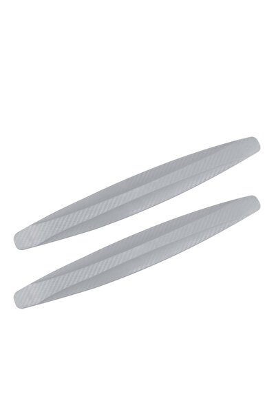 Choice5 2pcs grey 40cm 28.5/36/40cm Car Bumper Protector Strip Anti-collision...