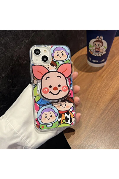 Choice7 black Ins Anime Korean Cute Funny Cartoon for IPhone 16 15 14 13 12 1...