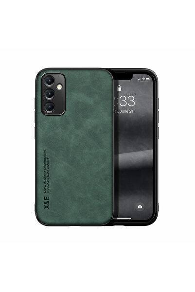 Choice26 (A52 5G) (A52S 5G) Dark Green Luxury Leather Case For A53 A55 A35 A1...