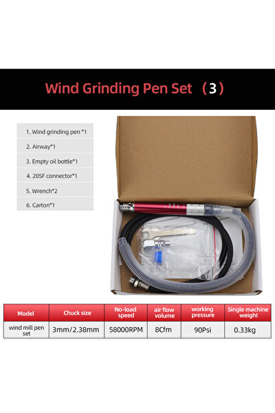 Choice MB111 HIFESON Pneumatic Sanding Pen Air Die Grinder Kits Mini Polishin...