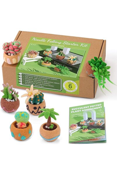 Choice1 مجموعة أدوات التلبيد بالإبر للمبتدئين (6/9/15 قطعة) تتضمن أدوات التلب...