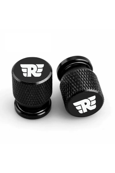 Choice3 أغطية صمامات إطارات عجلات الدراجات النارية السوداء لدراجات رويال إنفي...