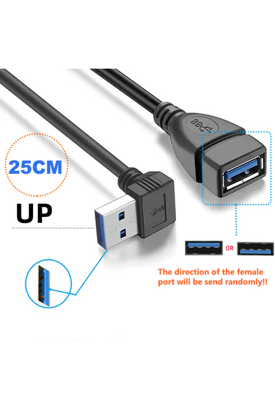 choice2 Up 1PCS Short USB 3.0 Extension Cable up to 5Gbps USB 3.0 Male to Fem...