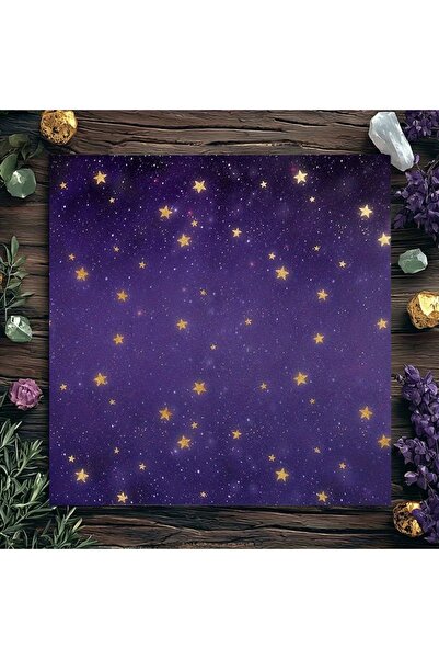 Choice مفرش طاولة تاروت بتصميم سماء مرصعة بالنجوم من فيكاما، مقاس 75×75 بوصة ...