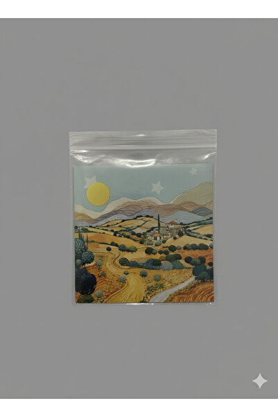 iğne izi Punga Transparenta cu Motiv cu Banda Opp 10x10 Cm 95 Bucati