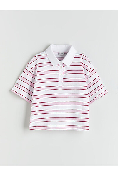 LC Waikiki Tricou pentru copii LCW Kids Mixed Polo Gât pentru fete